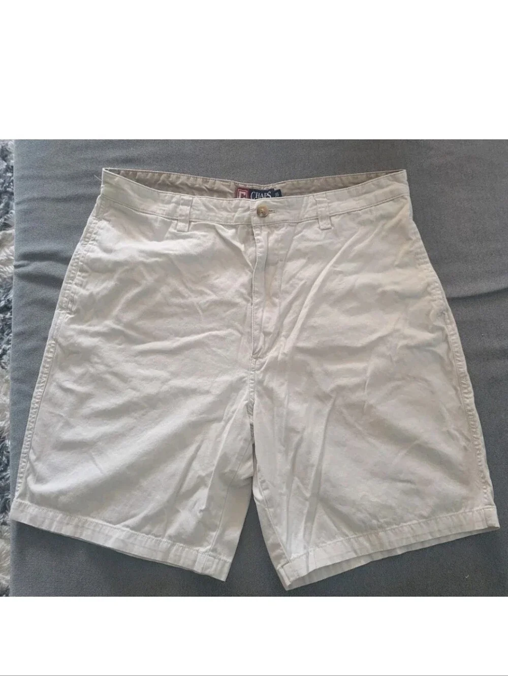 Chaps Ralph Lauren Shorts Mens Chino Preppy Khaki Cotton Skater Above Knee 36